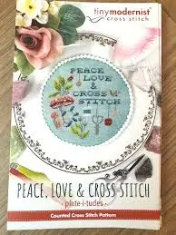 Plate-I-Tudes: Peace, Love & Cross Stitch 1