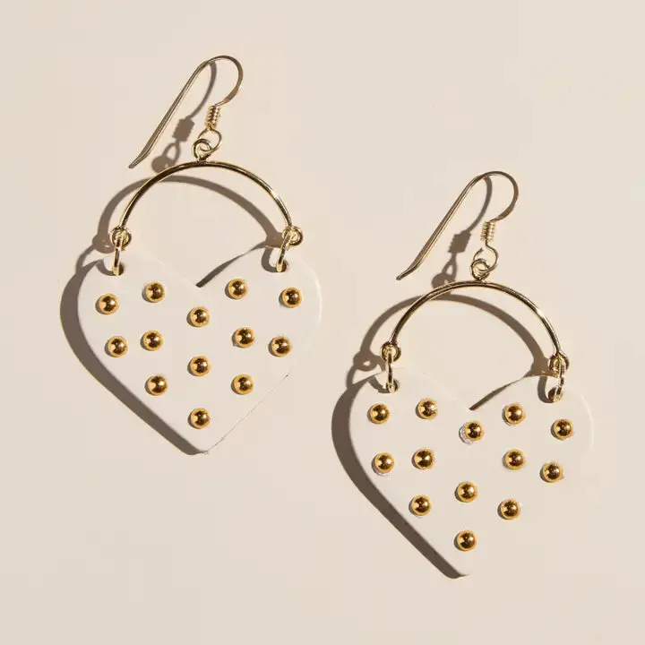 Harlow | Ecru Studded 1