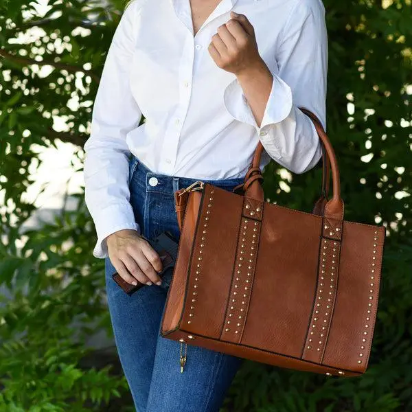 Kate Concealed-Carry Satchel With Coin Purse 1
