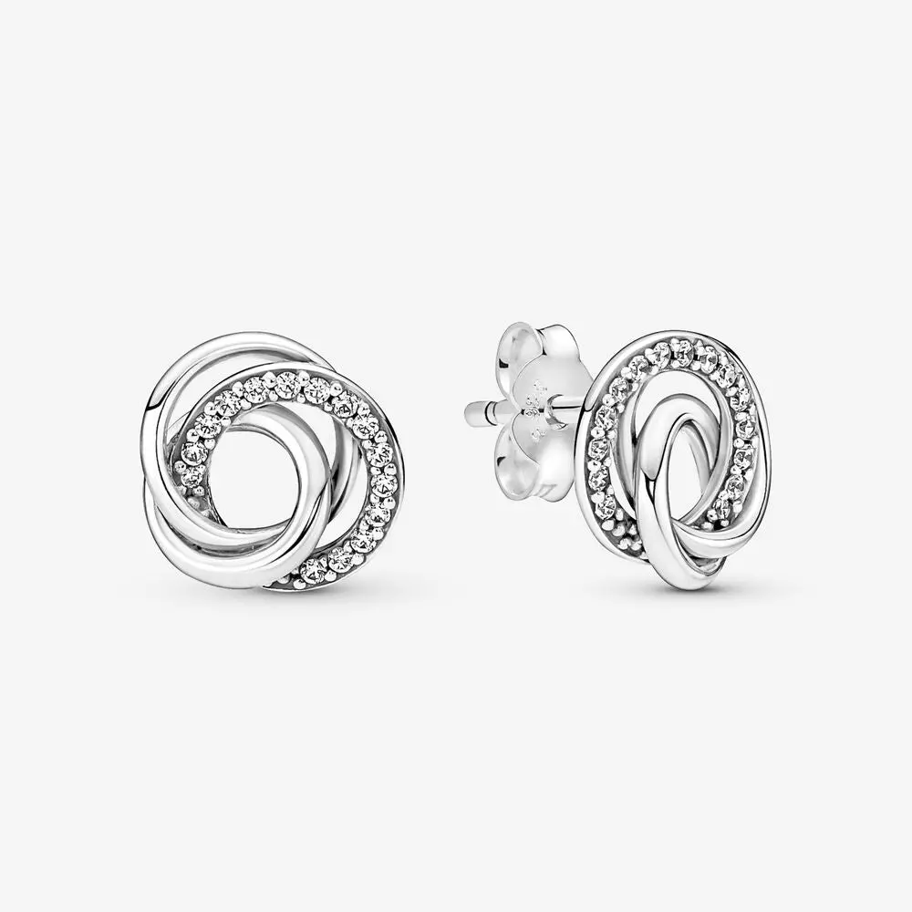 Family Always Encircled Stud Earrings 1