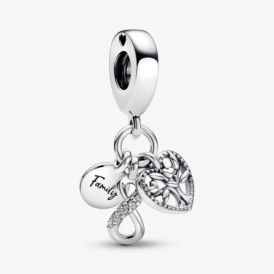 Family Infinity Triple Dangle Charm 1