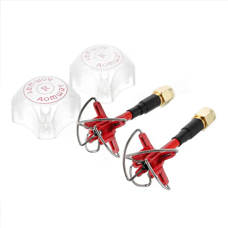 Aomway 5.8Ghz 4-Leaf Clover Antenna Set For Tx/Rx (Rhcp Short Version) 1