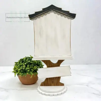 Feathered Friends Birdhouse Finishing Board 1