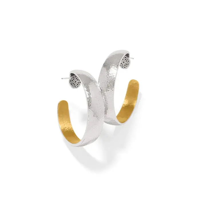 Ferrara Entrata Moon Large Hoop Earrings 1