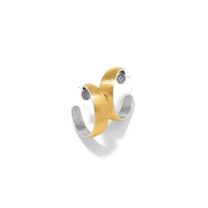 Ferrara Entrata Moon Small Hoop Earrings 1