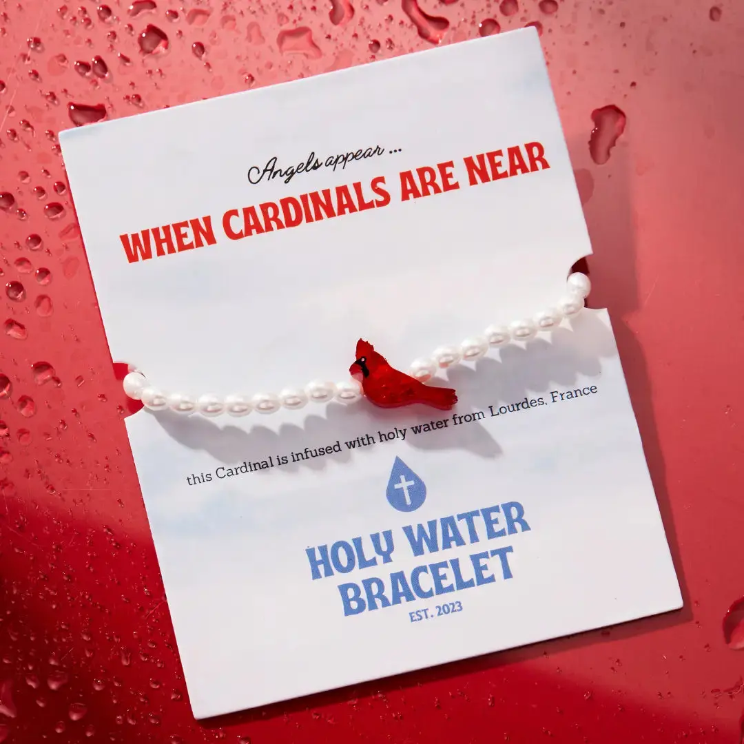 Holy Water Red Cardinal Bracelet | Pearl 1