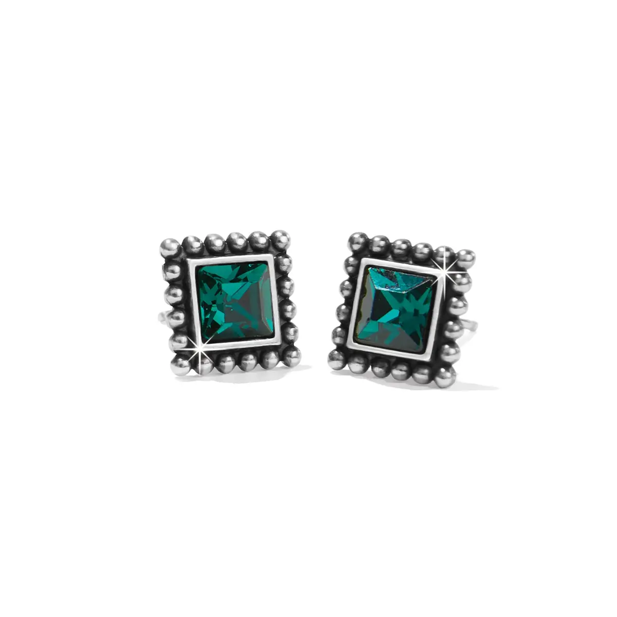 Sparkle Square Mini Post Earring 1