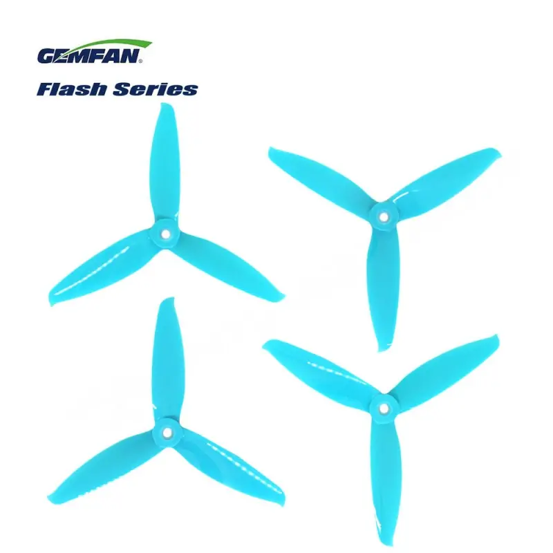 Gemfan 5152S Flash Series Tri-Blade Propeller For Fpv Quad Racing 1