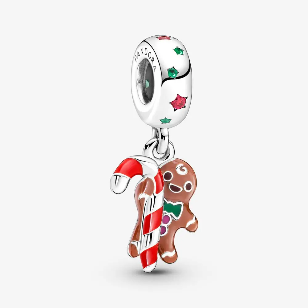 Gingerbread Man Dangle Charm 1