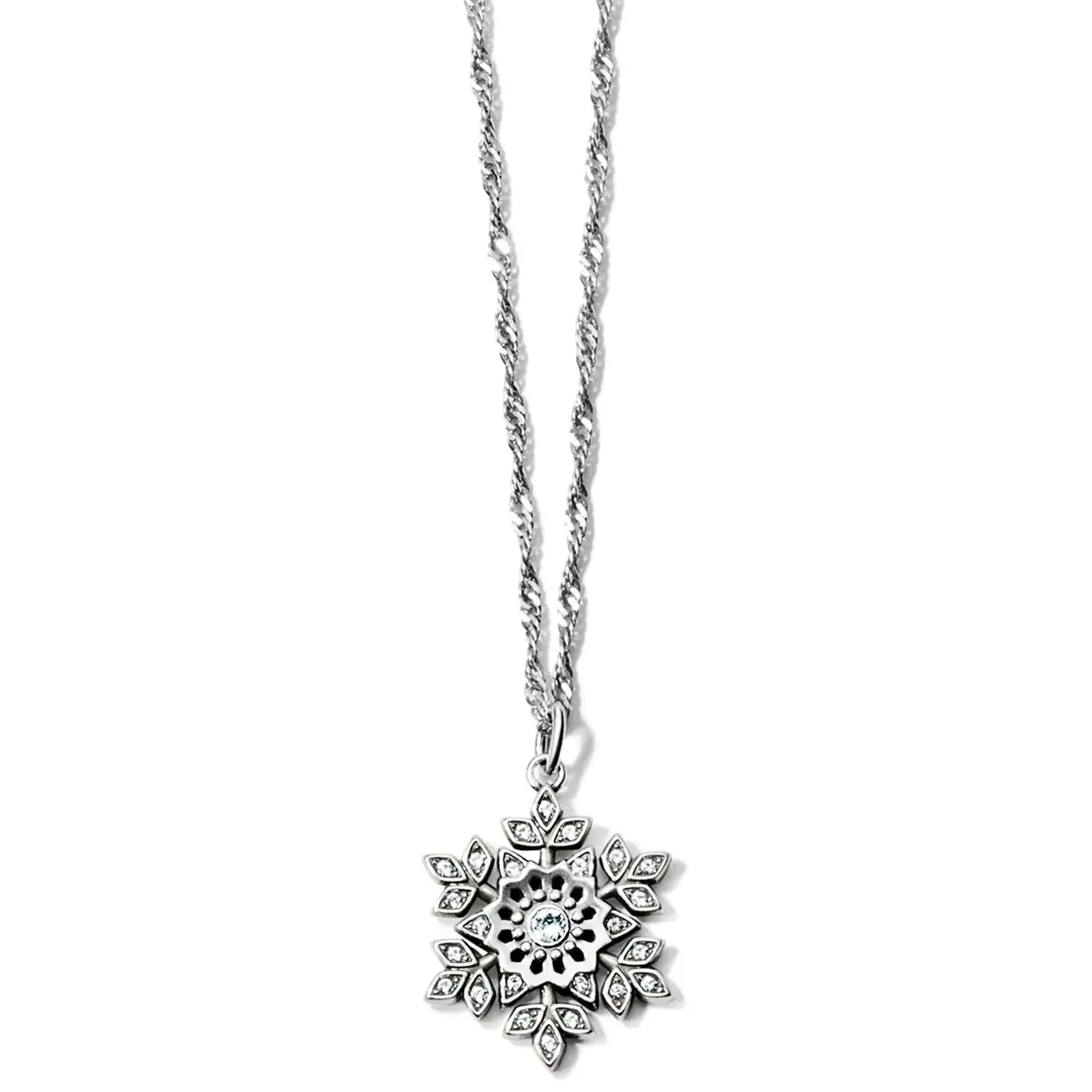 Glint Snowflake Necklace 1