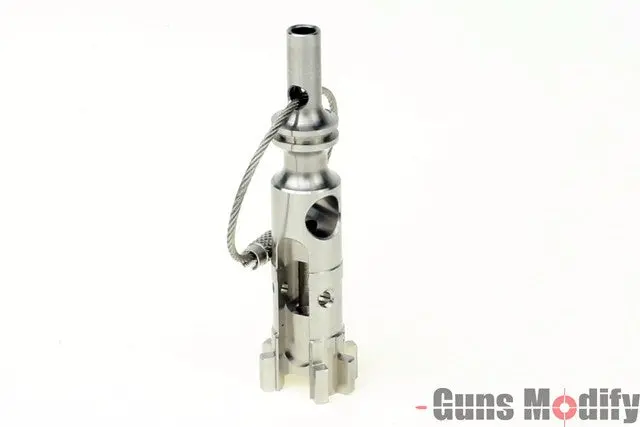 Guns Modify Stainless Ar Bolt Key Chain S Style (Silver) 1