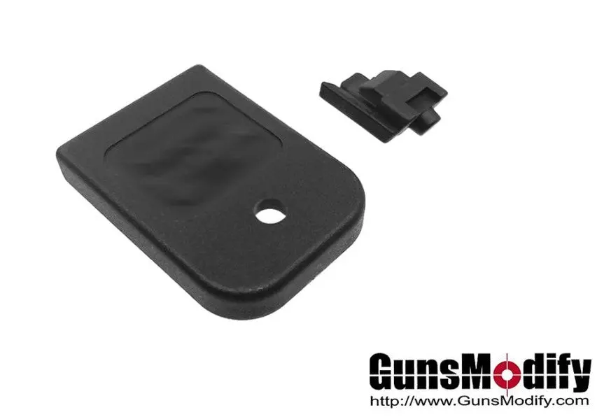 Guns Modify High Tenacity Polymer Magazine Base Pad For Marui/Guns Modify G-Series - Black #Gm0386 1