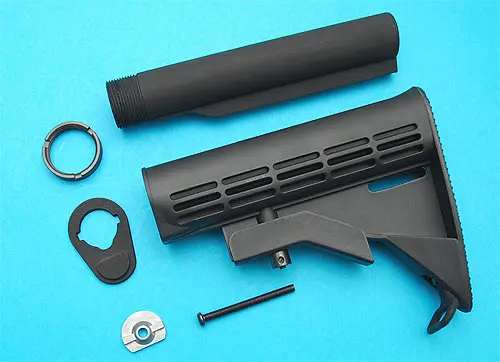 G&P M4a1 6 Position Sliding Buttstock (Black) (New Mode) - Gp-Gp379 1