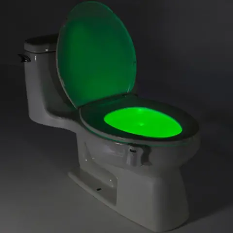 8-Color Led Sensored Toilet Potlight 3