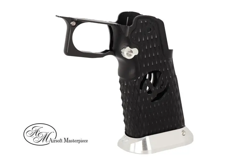 Airsoft Masterpiece Aluminum Grip For Hi-Capa Type 8 (Infinity Hollow) Black #G-08-Bk 1