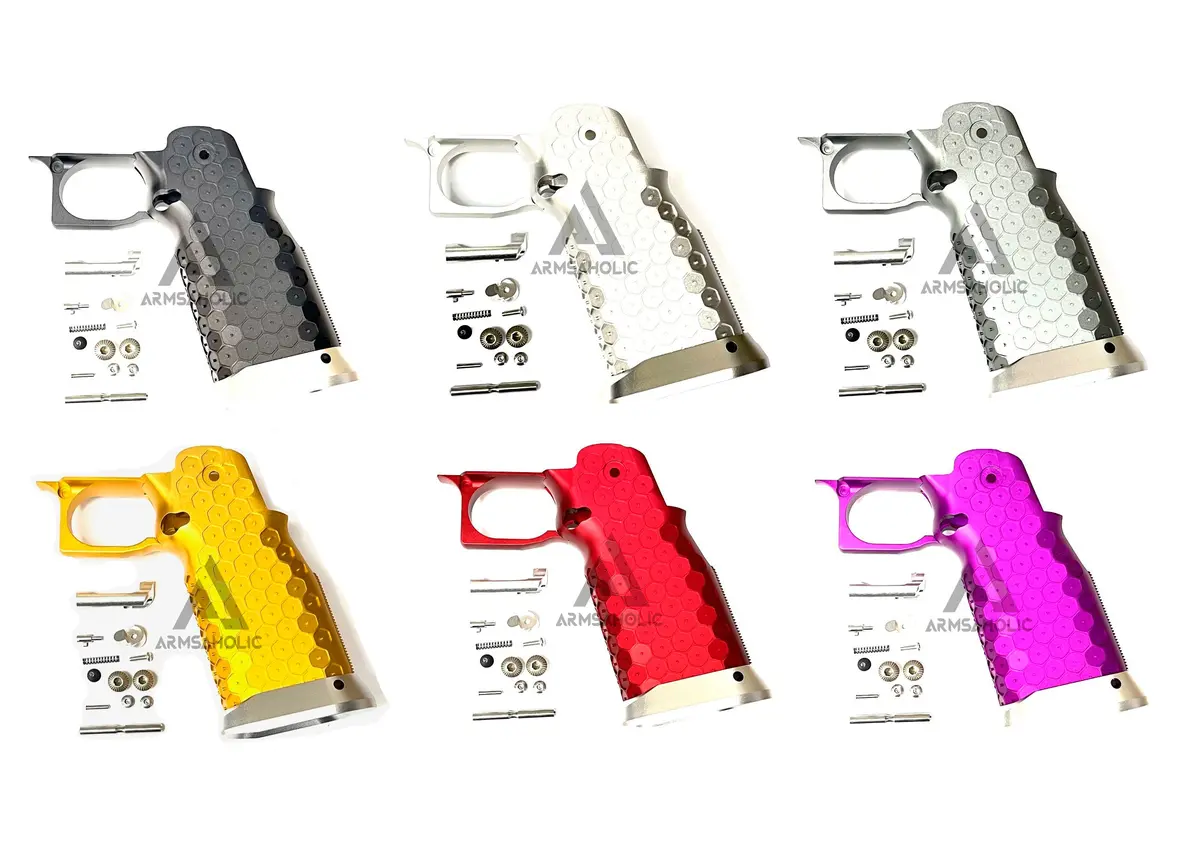Bomber Cnc Aluminum ( Inf Style ) Grip For Marui Hi-Capa Gbb Series - Type A 1