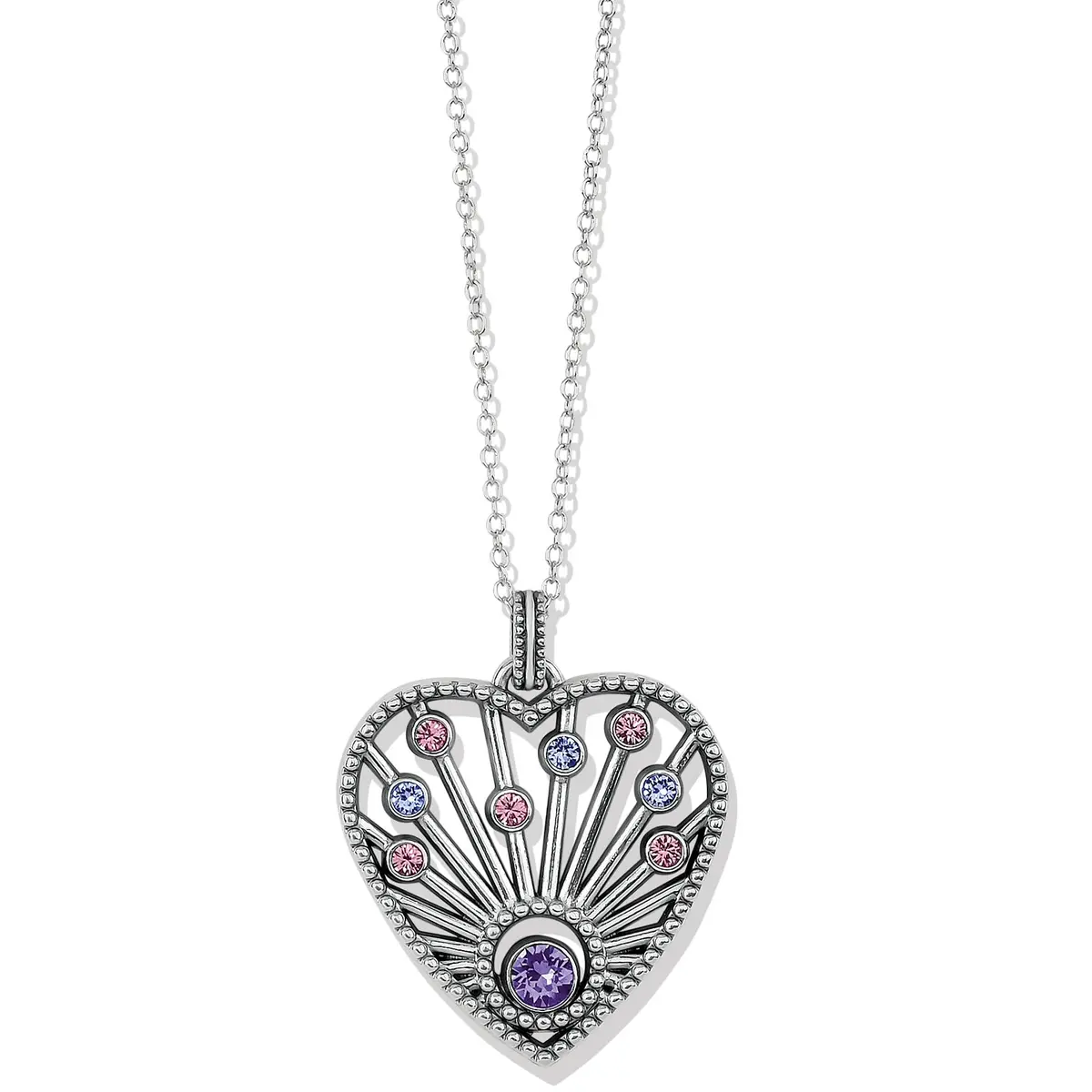 Halo Radiance Heart Necklace 1