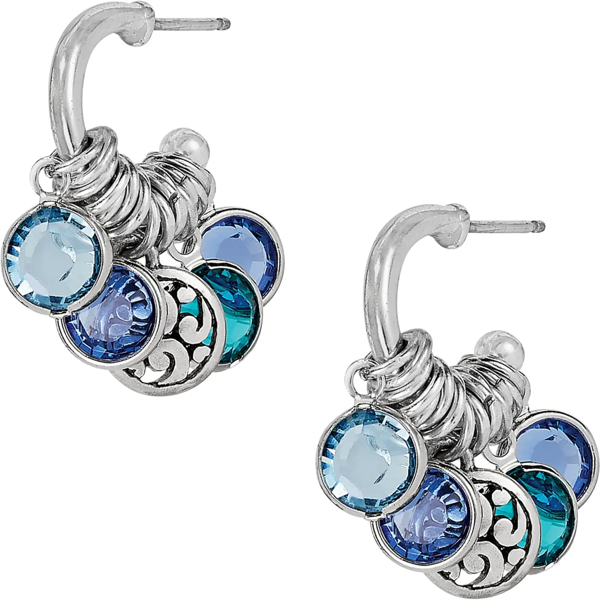 Elora Gems Small Hoop Earrings 1