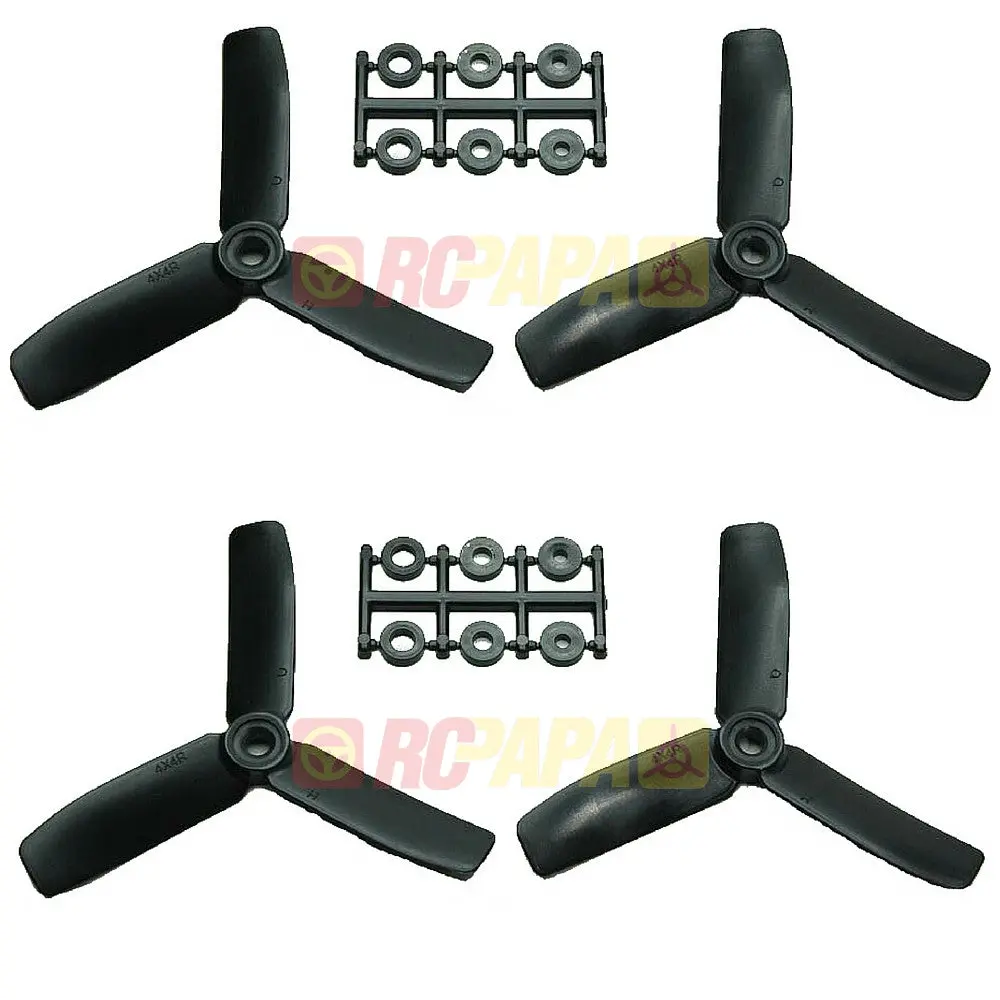 Hq 4" 4X4x3 Tri-Blade Glass Fiber Propellers 1