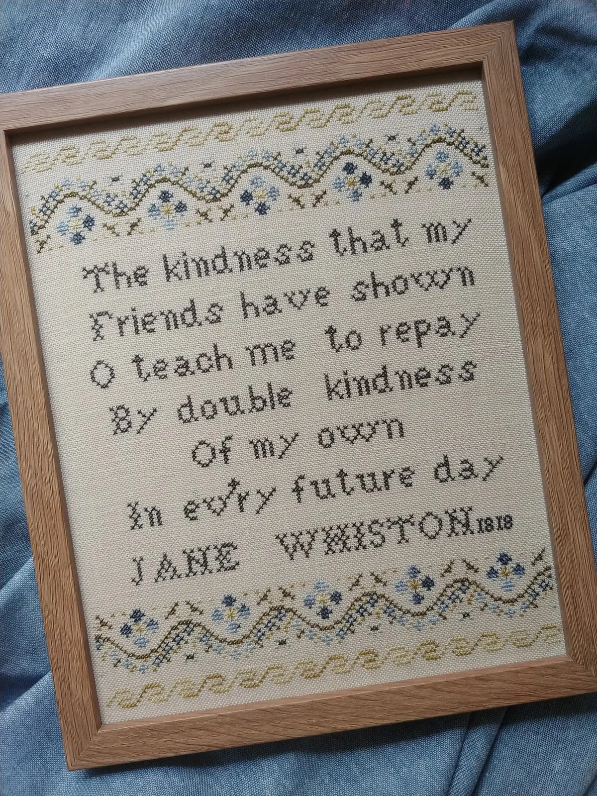 On Kindness: Jane Whiston 1818 1