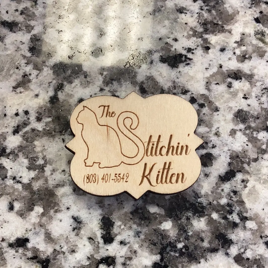 The Stitchin’ Kitten Wooden Needle Minder V1 1