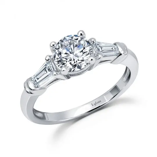 Lafonn Three-Stone Engagement Ring 1