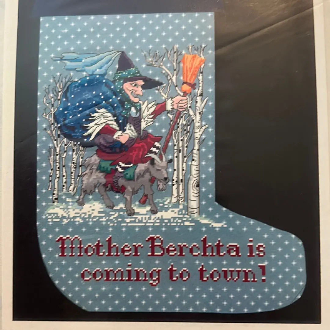 Mother Berchta Yule Stocking 1