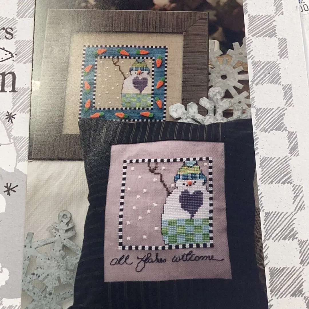 Button Borders Snowman 1