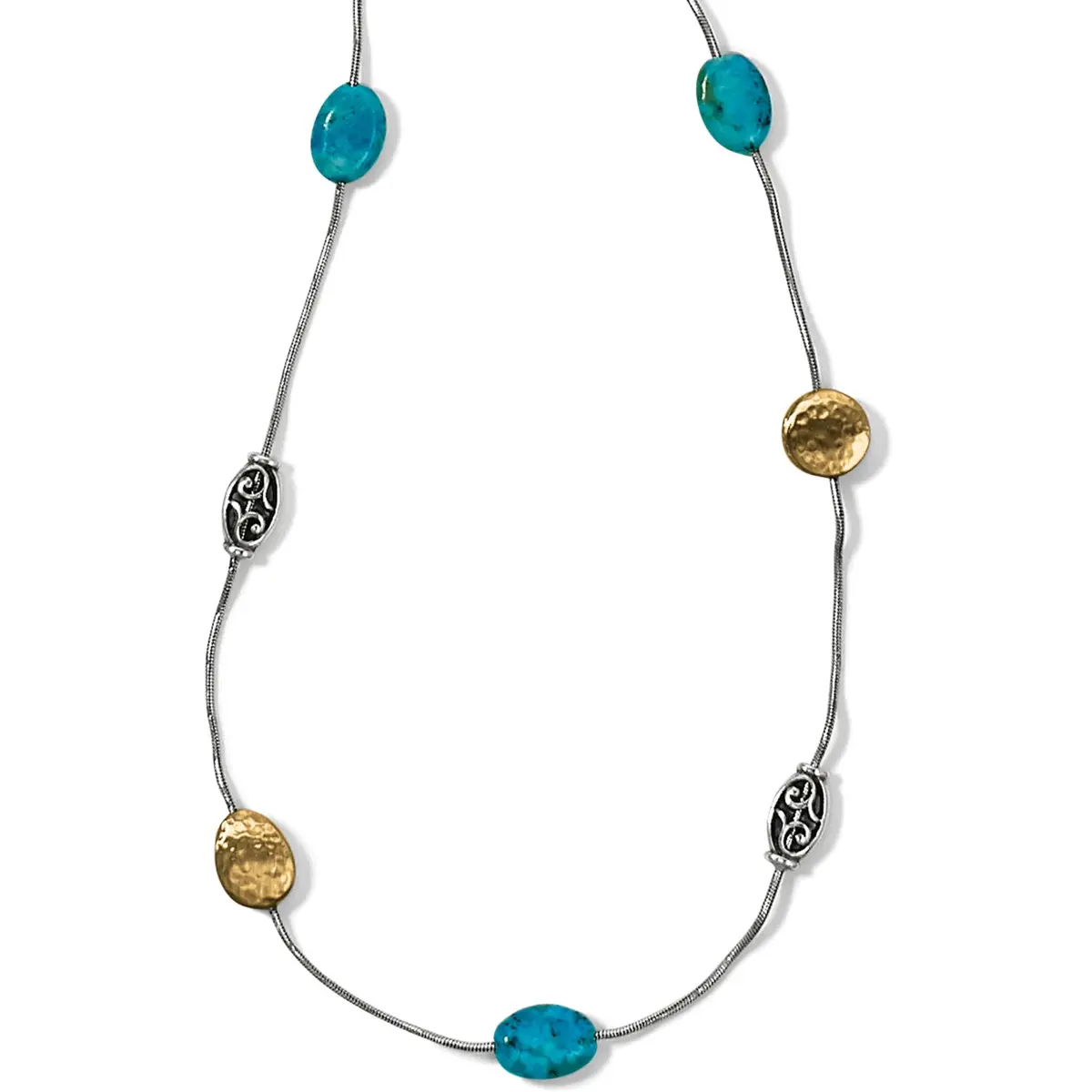 Mediterranean Turquoise Long Necklace 1