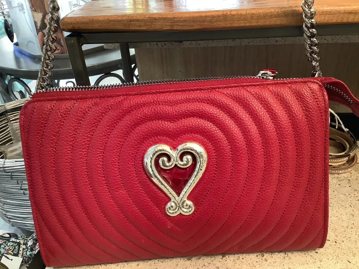 Puffy Love Red Handbag 1