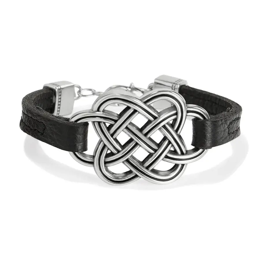 Interlok Trellis Leather Bracelet 1