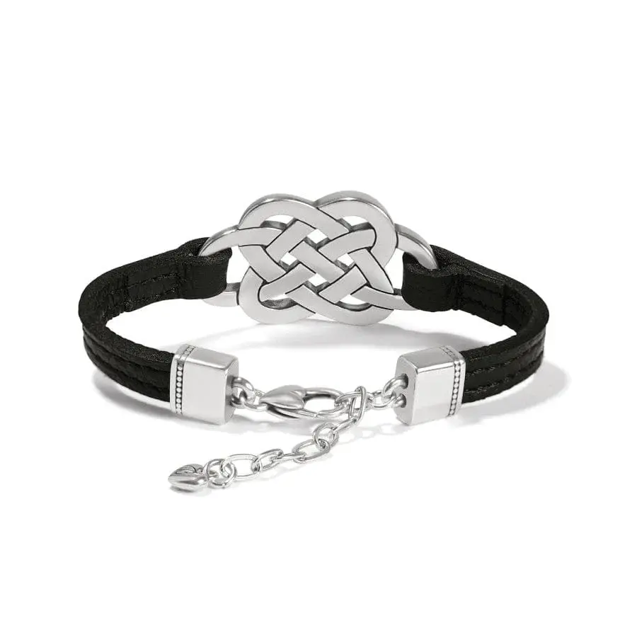 Interlok Trellis Leather Bracelet 2