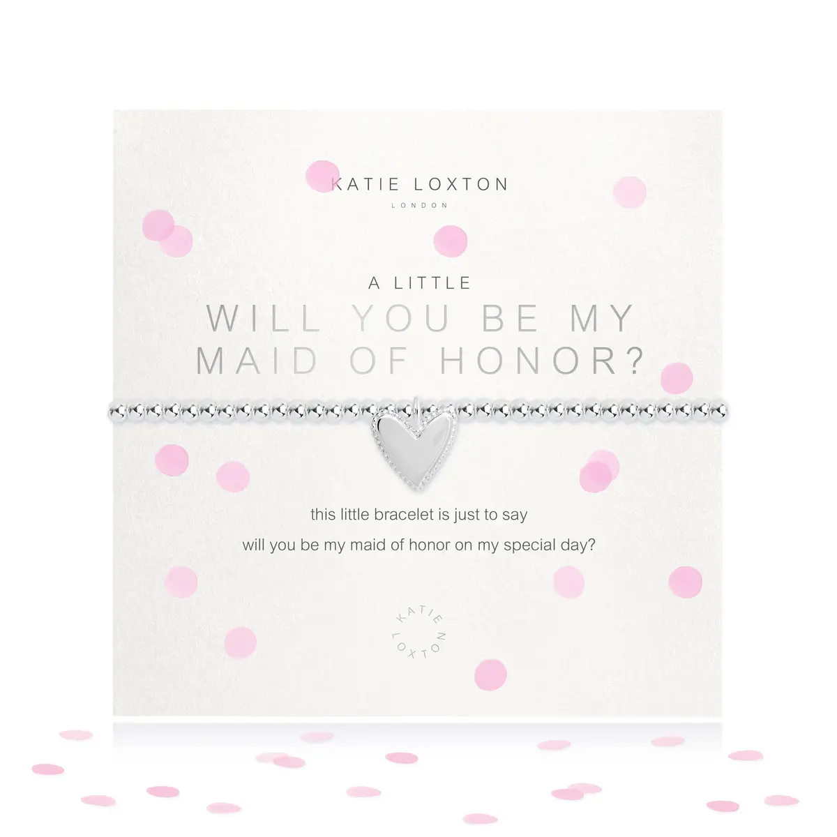 A Little "Will You Be My Maid Of Honor?" Bracelet 1