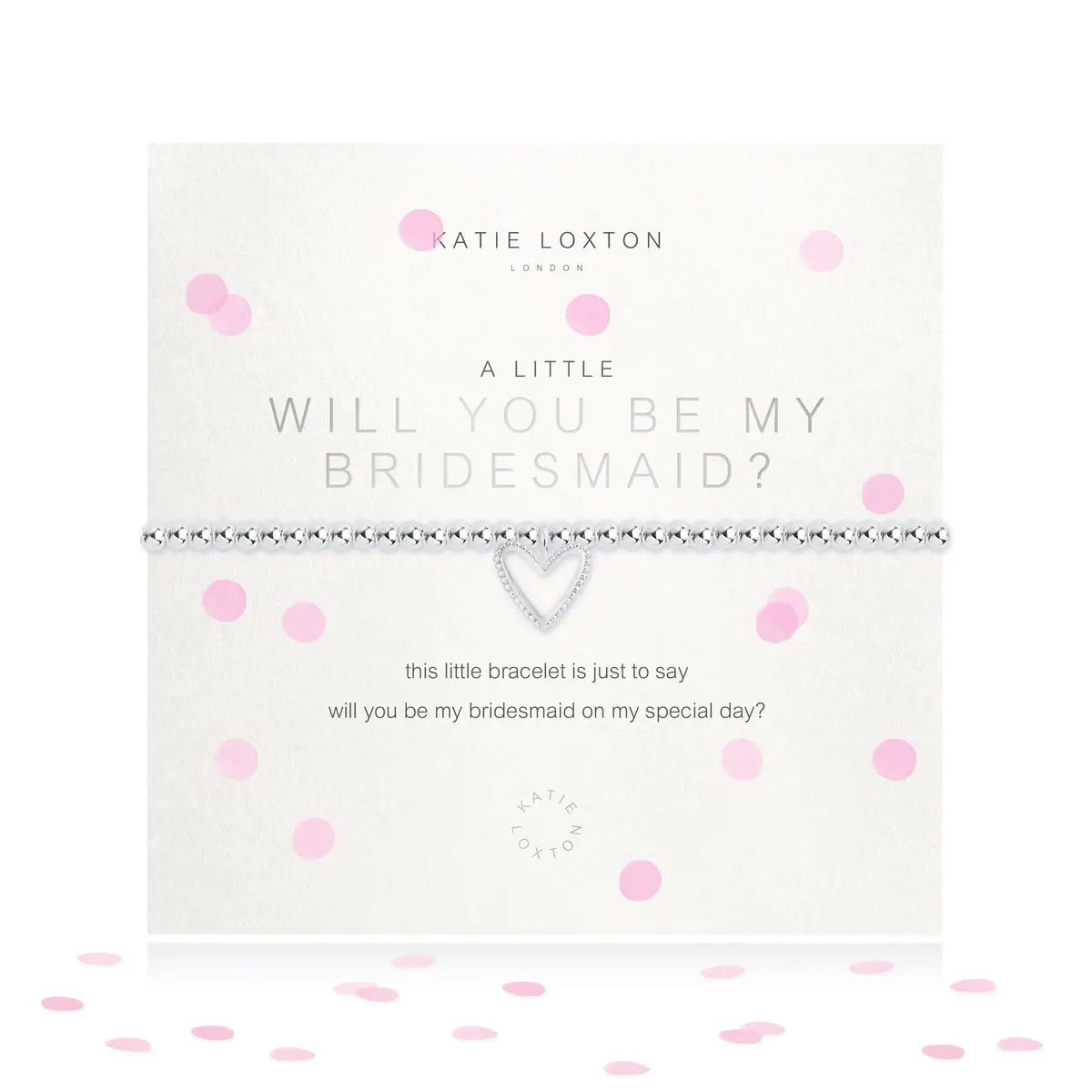 A Little "Will You Be My Bridesmaid?" Bracelet 1