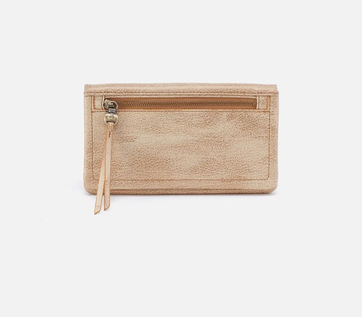 Lumen Continental Wallet | Metallic Leather 1
