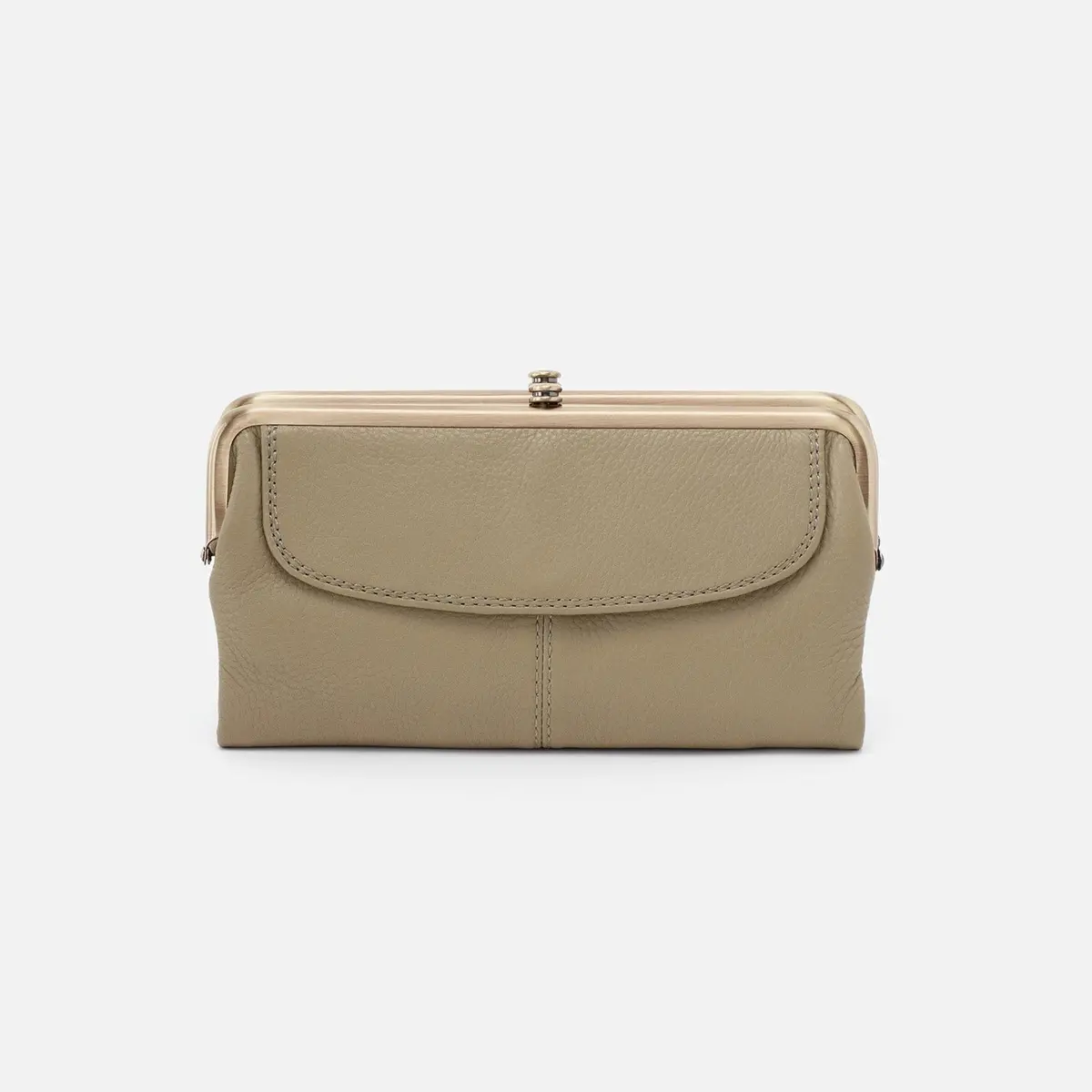 Lauren Clutch Wallet | Velvet Pebbled Hide 1