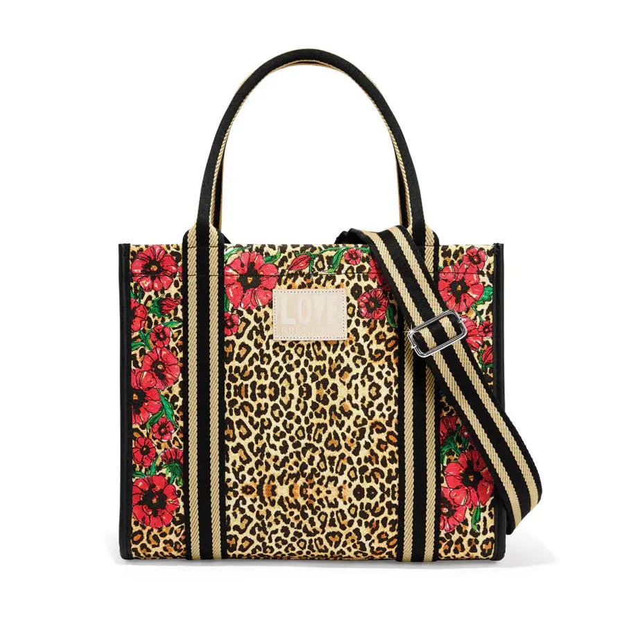 Leopard Dynasty Canvas Carryall 1