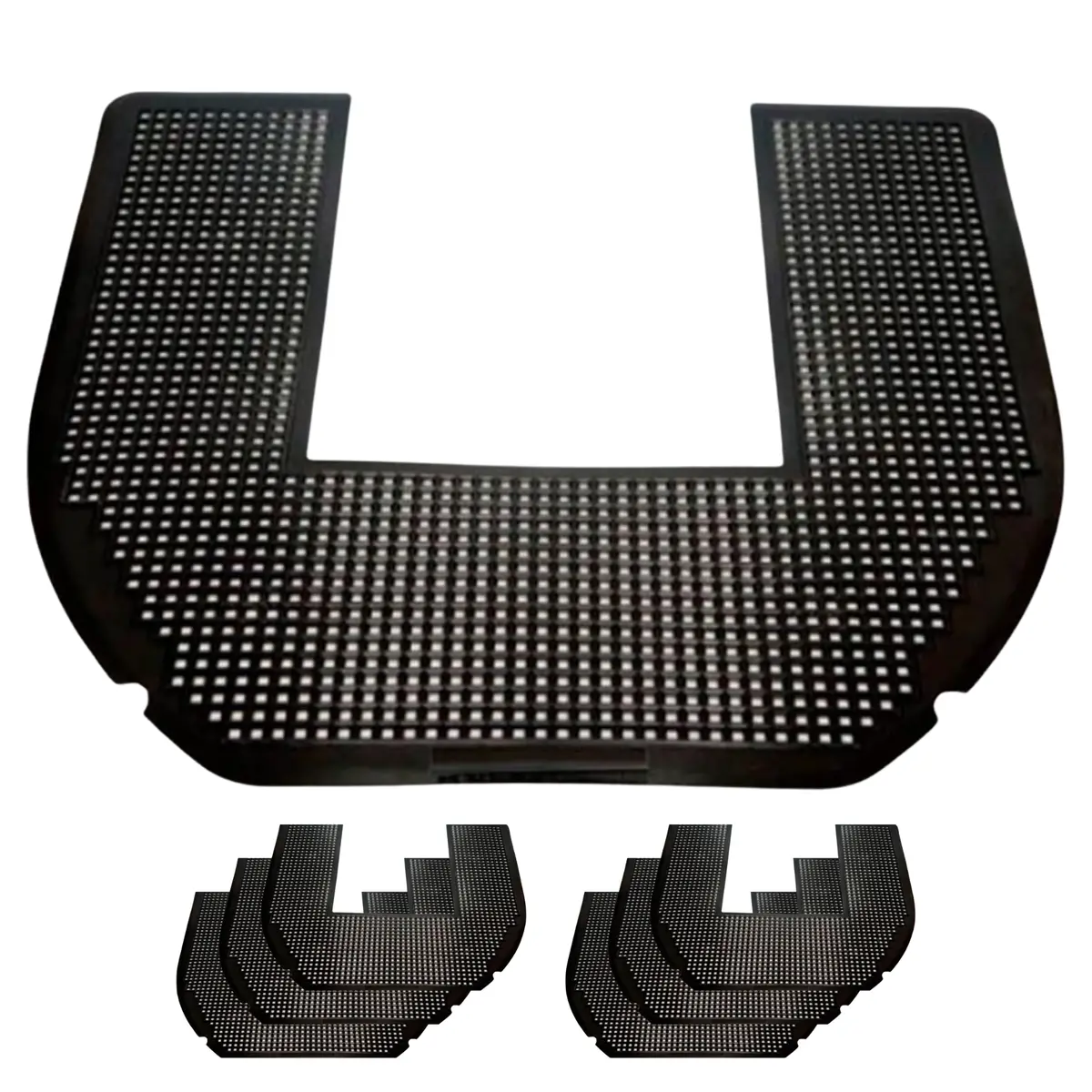 Smellrid Toilet Urine Absorbent & Odor Removal Mat - Set Of 6 Mats 1