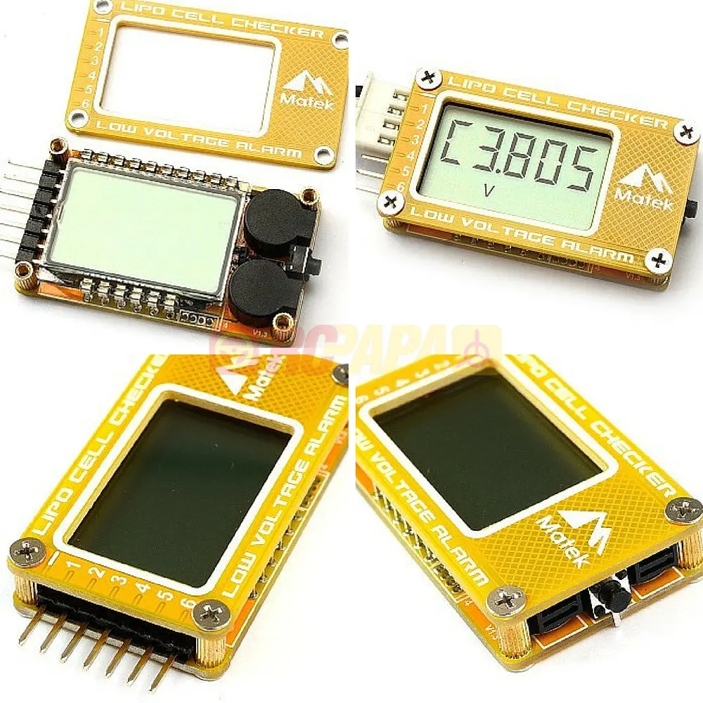 Matek Cell Checker Low Voltage Alarm For Lipo Battery 1