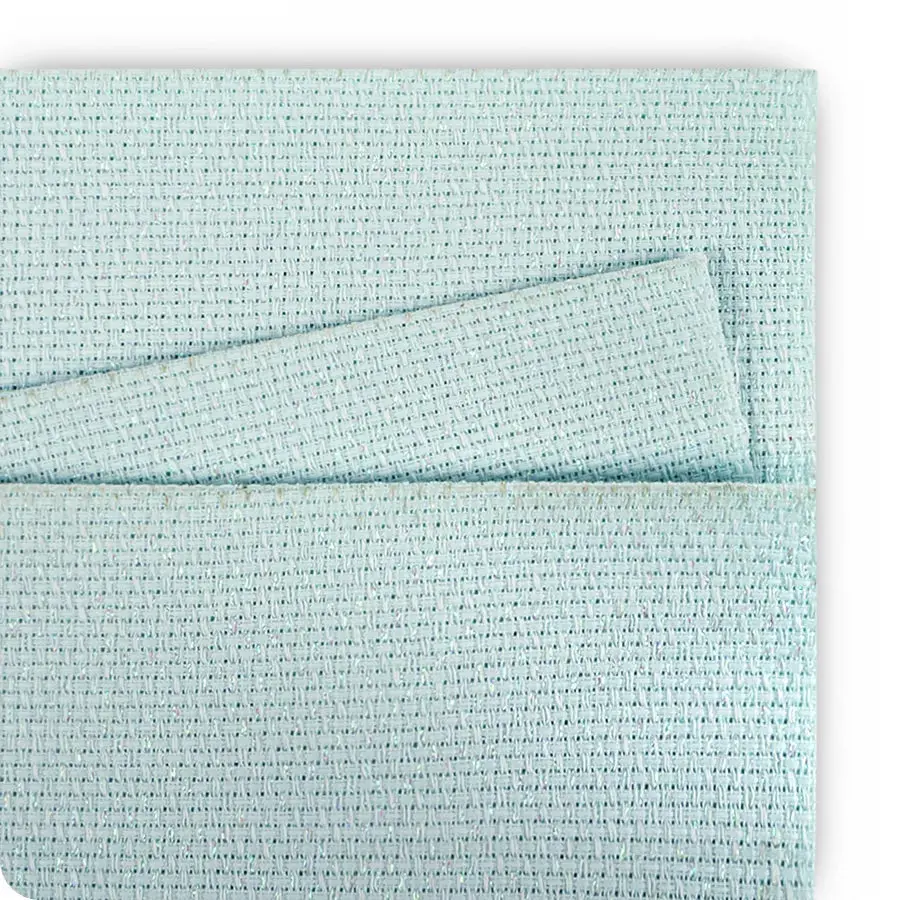 14 Count Opalescent Minty Green Aida 1