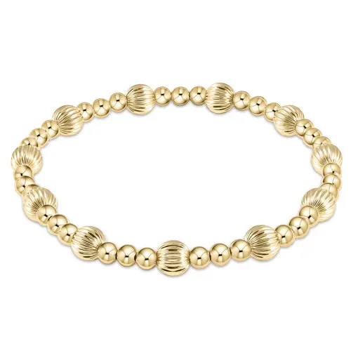 Dignity Sincerity Gold 6Mm Bracelet 1