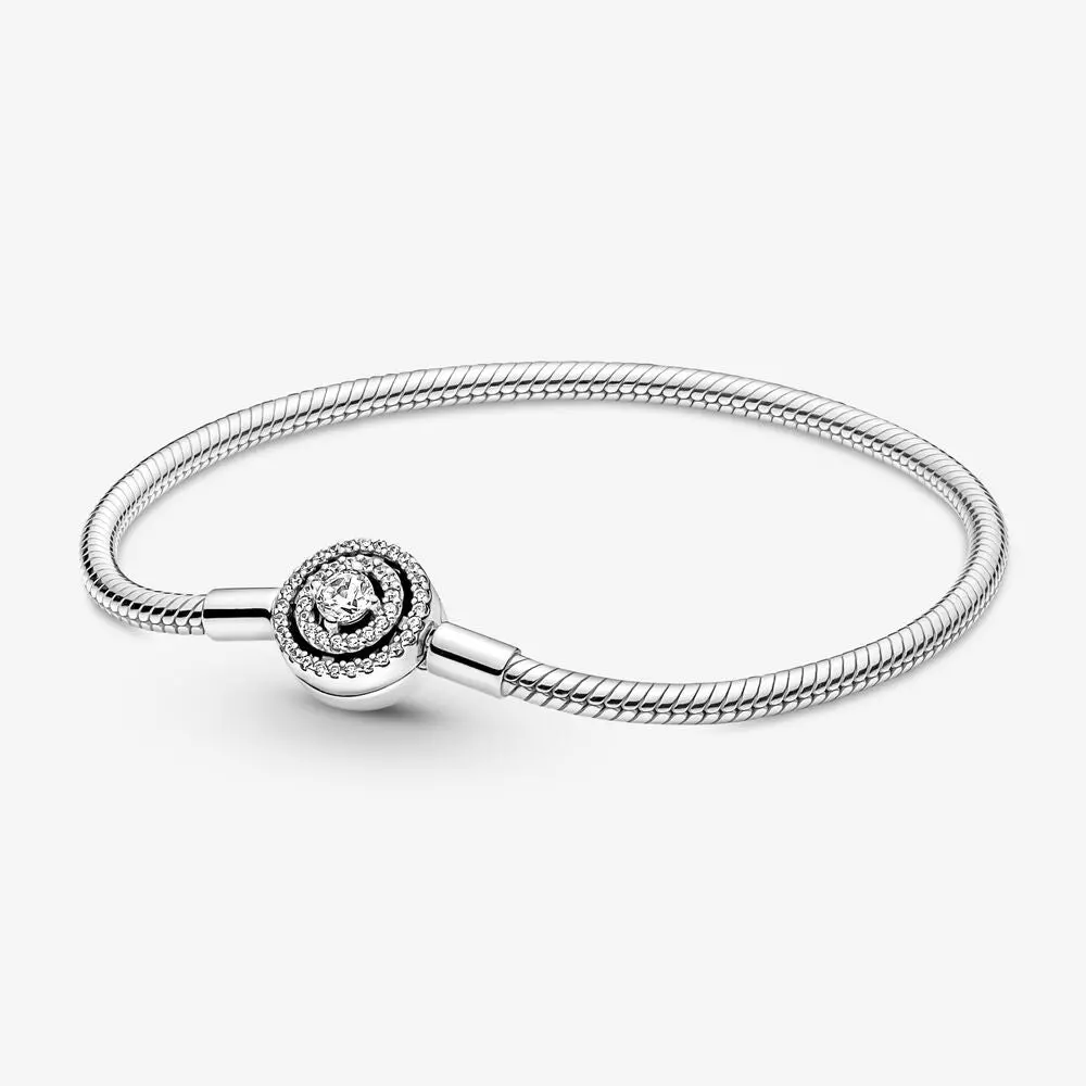 Pandora Moments Halo Snake Chain Bracelet 1