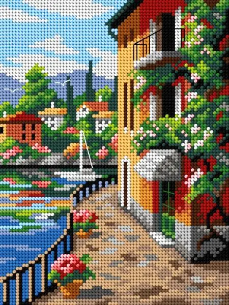 Sunny Seaside Needlepoint Canvas 1
