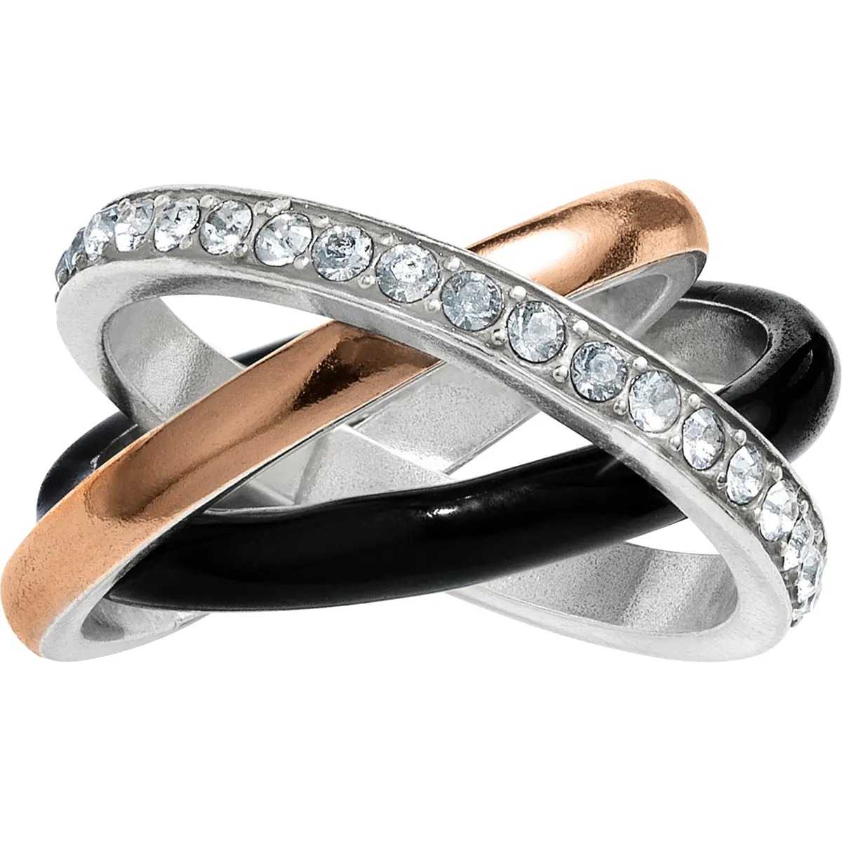 Neptune's Rings Black Trio Ring 1