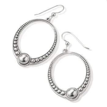 Pretty Tough Oval French Wire Earrings 1