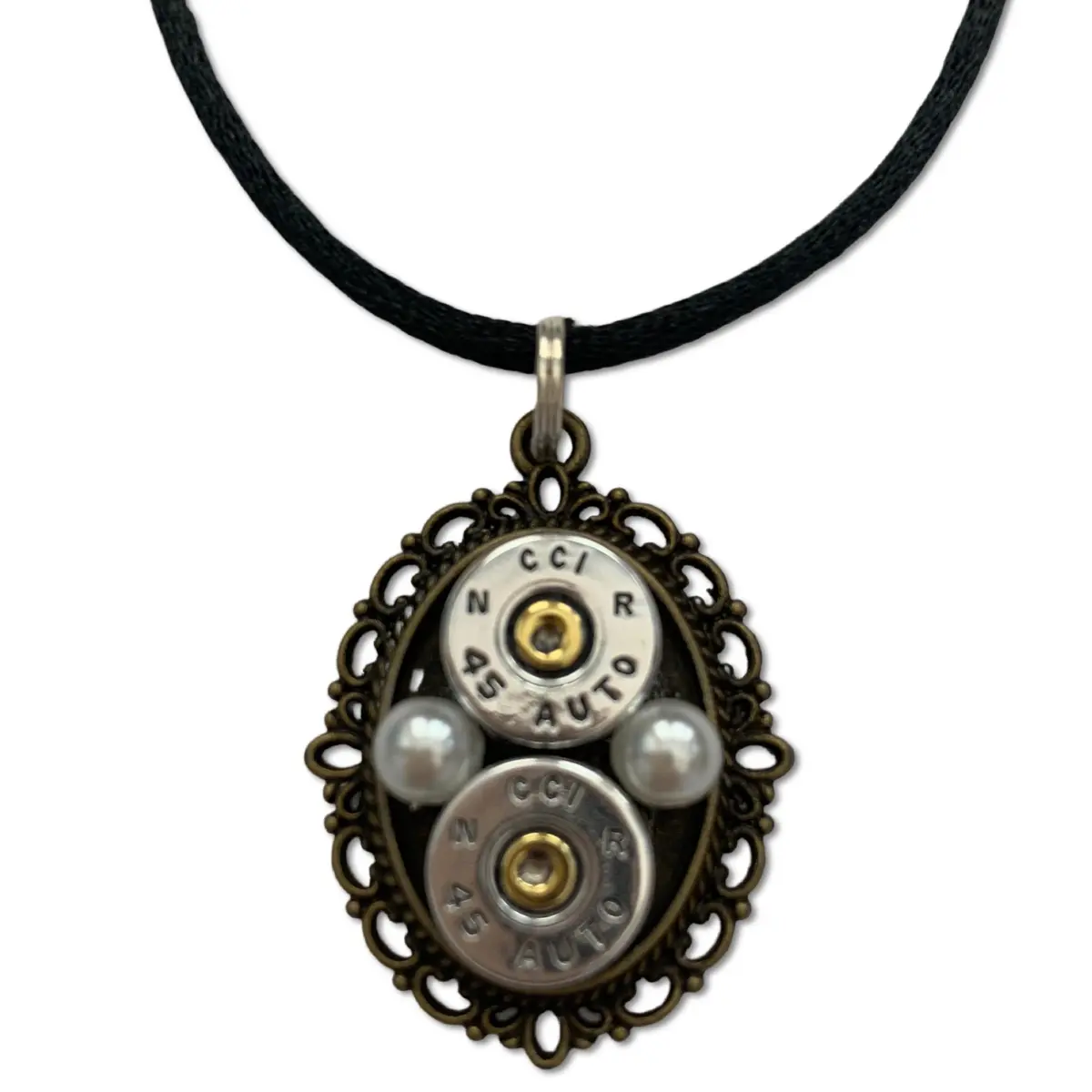 Oval Lace Pendant 1