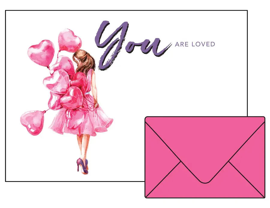 Flat Notecards - You Are Loved 1