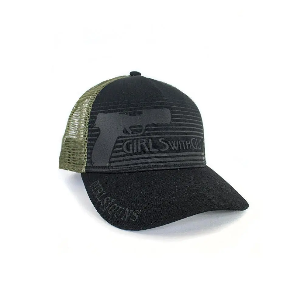 Pistol Trucker Hat | Black 1