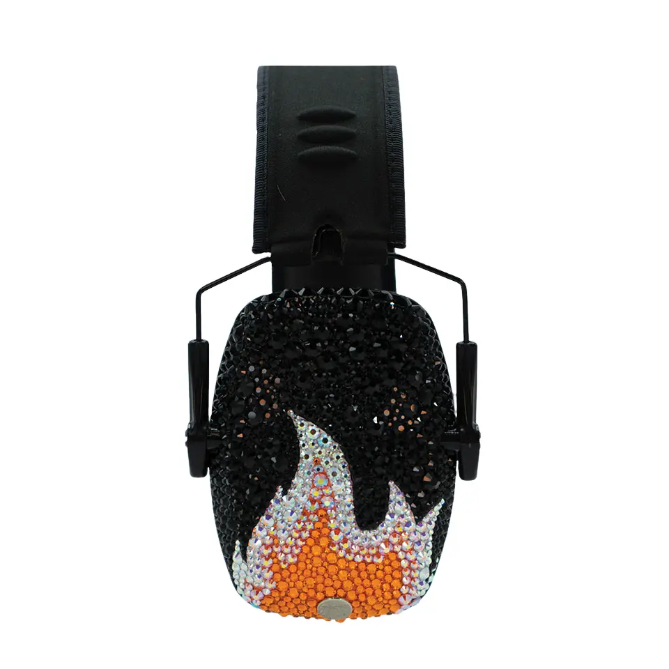 Custom Design Crystal Sparkle Earmuff Set 1