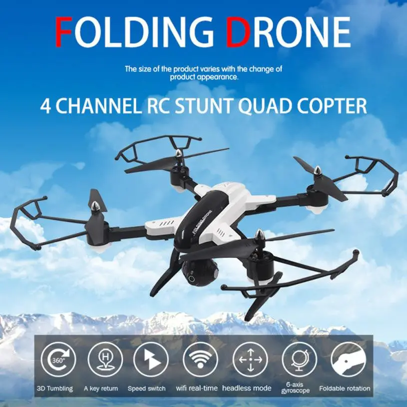 Mini Drone Sy X33 Altitude Hold W/ Hd Camera Wifi Fpv Rc Quadcopter Drone Selfie Foldable Drone Rc Headless Helicopter Toys 1